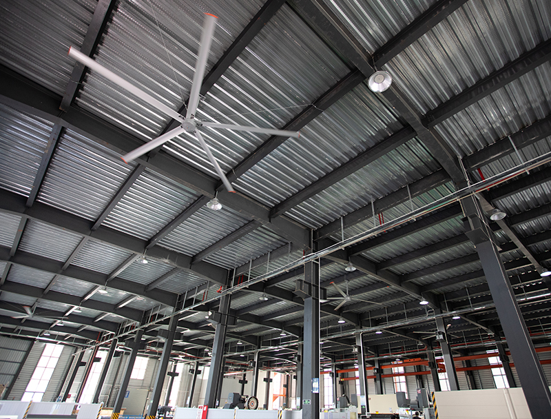 工業(yè)大風(fēng)扇物流倉庫通風(fēng)降溫解決方案